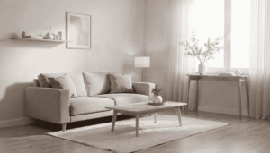 עיצוב סלון קטן